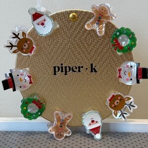 NEW Piper K Mini Claw Hair clips CHRISTMAS